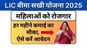 LIC बीमा सखी योजना: महिलाओं को मिलेगा रोजगार और हर महीने कमाई का मौका, ऐसे करें आवेदन